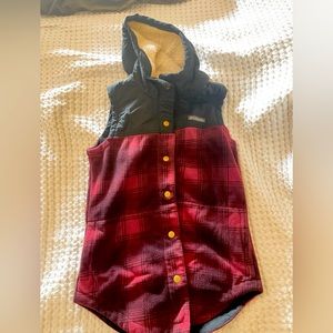 Columbia hoodie fleece vest
